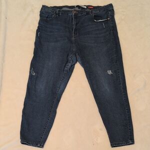 Celebrity Pink Woman's Ripped Blue Jeans Size 22